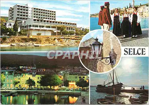 Cartes postales moderne Selce Jugoslavija Bateaux Folklore