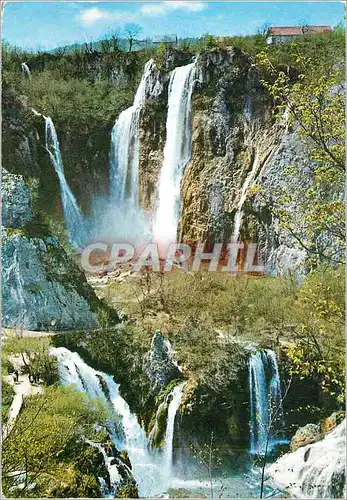 Cartes postales moderne Plitvicka Jezera Cascade Plitvice