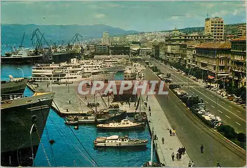 Cartes postales moderne Rijeka Bateaux