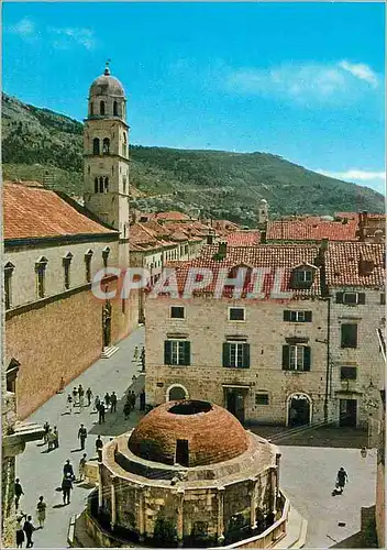 Moderne Karte Dubrovnik la Grande Fotaine d'Onotrio XVeme siecle