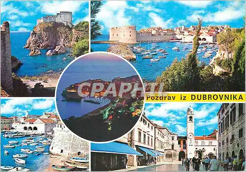 Cartes postales moderne Pozdrav iz Dubrovnik