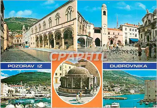 Moderne Karte Pozdrav iz Dubrovnik