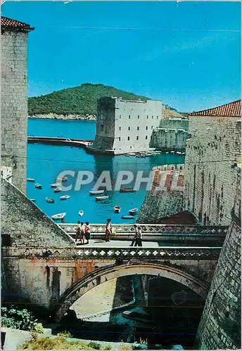 Moderne Karte Dubrovnik les Murailles de la Ville