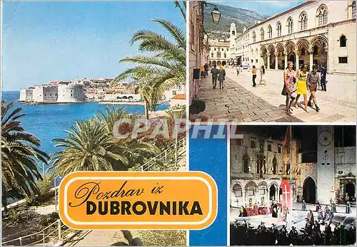 Cartes postales moderne Pozdrav iz Dubrovnik