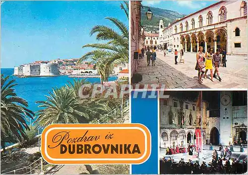 Cartes postales moderne Pozdrav iz Dubrovnika