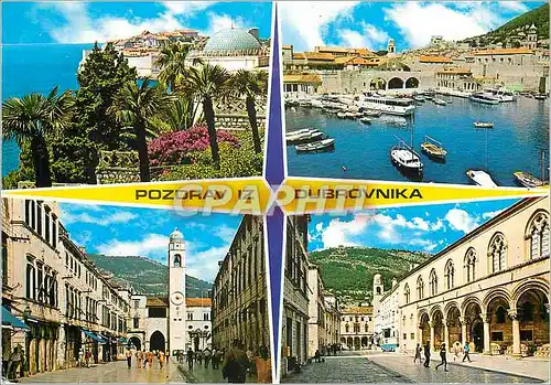 Cartes postales moderne Pozdrav iz Dubrovnika