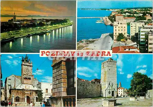Cartes postales moderne Pozdrav iz Zadar