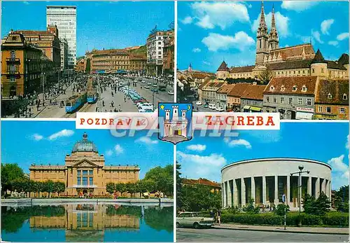 Cartes postales moderne Pozdrav iz Zagreba