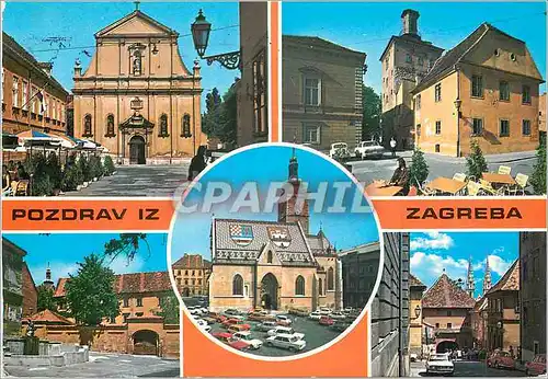 Cartes postales moderne Pozdrav iz Zagreba