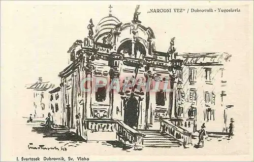 Cartes postales moderne Dubrovnik Yugoslavia Narodni Vez