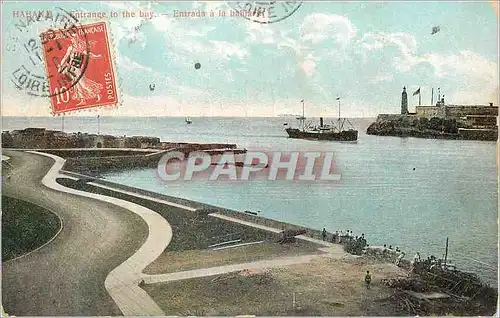 Cartes postales Habana Entrance to the Bay  Bateau