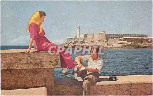 Cartes postales moderne Morro Castle Guards Havana Cuba's Sunny Harbor Completed in 1597