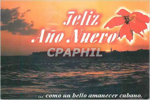 Cartes postales moderne Como un Bello amanecer Cubano Feliz Ano Nuevo