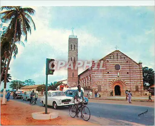 Moderne Karte Dahomey Cathedrale de Cotonou