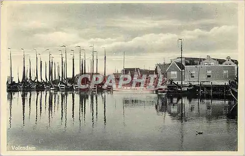 Moderne Karte Volendam Bateaux