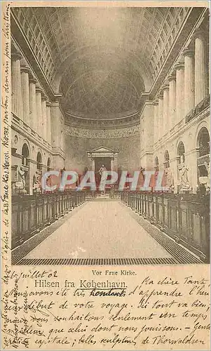 Cartes postales Kobenhavn Hilsen Vor Frue Kirke