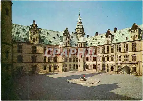 Moderne Karte Kronborg Helsingor Castle Elsinore Denmark