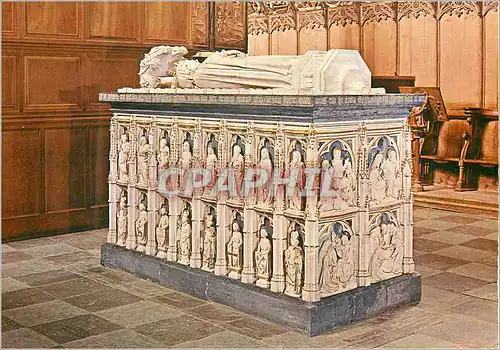 Moderne Karte Roskilde the Sarcophagus of Queen Margrethe I in the Cathedral