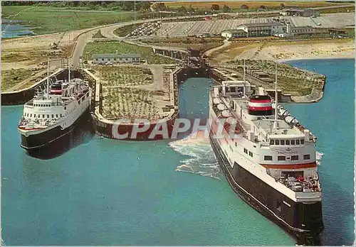 Moderne Karte From the Ferry Service Halsskov Knudshoved Bateaux