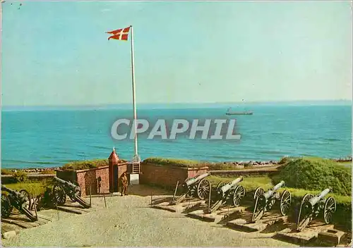 Cartes postales moderne Denmark Elsinore the Castle of Kronborg the Bastion Militaria