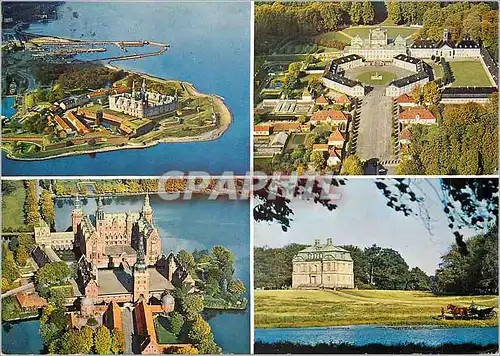 Cartes postales moderne Kronborg Castle Fredensborg Palace Frederiksborg Palace the Hermitage