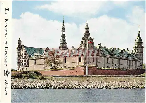 Moderne Karte Kronborg Castle Denmark Elsinore