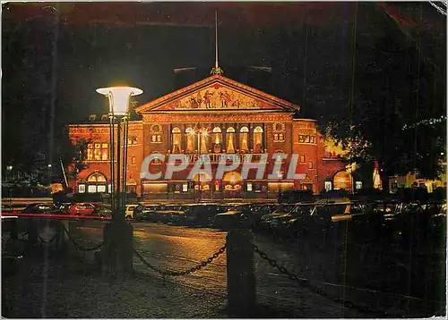 Cartes postales moderne Arhus Theatre in Evening Light
