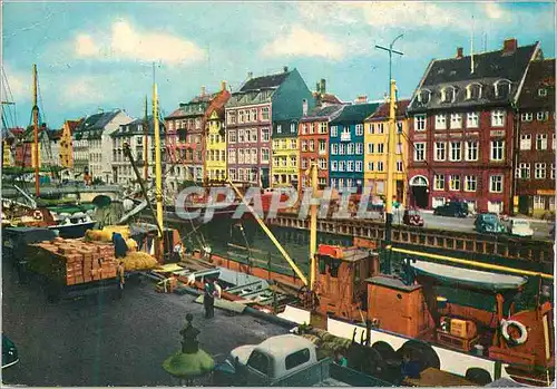 Cartes postales moderne Copenhague Nyhavn Bateaux