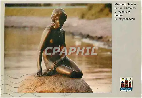 Cartes postales moderne Morning Scenery in the Harbour a Fresh Day begins in Copenhagen