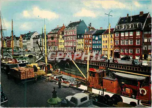 Cartes postales moderne Copenhague Nyhavn Bateaux