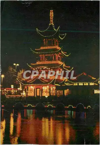 Cartes postales moderne Copenhagen the Chinese Tower in Tivoli Chine China