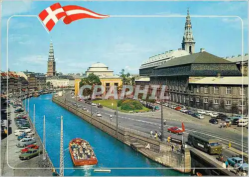 Moderne Karte Copenhagen Frederiksholms Kanal