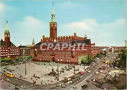 Cartes postales moderne Copenhague la Place de l'Hotel de Ville