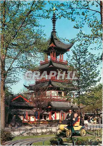 Cartes postales moderne Copenhagen Tivoli the Chinese Tower Chine Chine Automobile