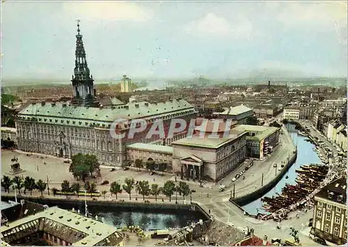 Moderne Karte Copenhague le Palais de Christiansborg