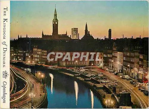 Cartes postales moderne Old Strand by Night a Little Piece of the Old Copenhagen