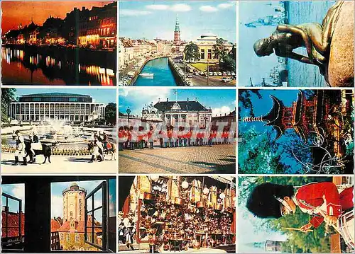 Cartes postales moderne Copenhagen Denmark Militaria Chine China Ane Donkey