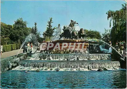 Cartes postales moderne Copenhague la Fontaine Gefion