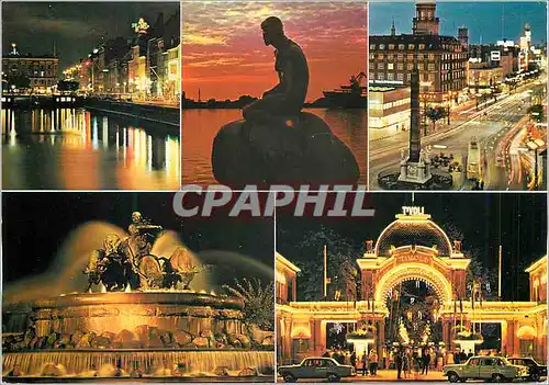 Cartes postales moderne Copenhagen by Night