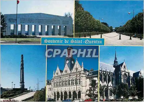 Cartes postales moderne Saint Quentin (Aisne) Vues Diverses