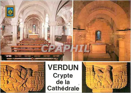 Cartes postales moderne Verdun(Meuse) France Crypte de la Cathedrale