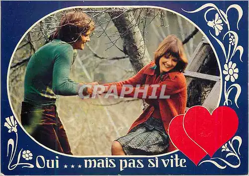 Cartes postales moderne Fol Amour oui mais pas si Vite