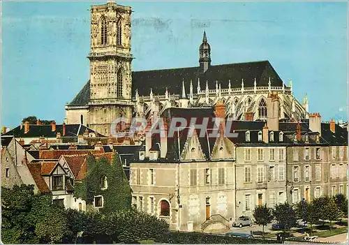 Moderne Karte Nevers ( Nievre) la Cathedrale