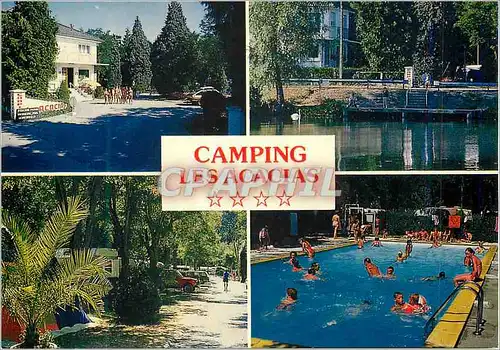 Moderne Karte Vichy Bellerive  (Allier) Camping de Tourisme International