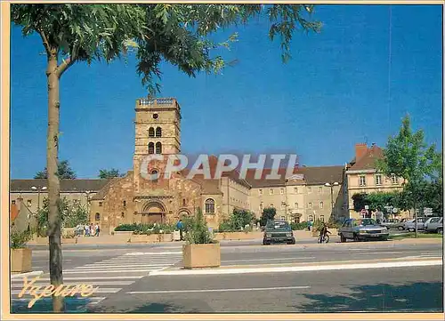 Cartes postales moderne Yzeure (Allier) l'Eglise et la Mairie