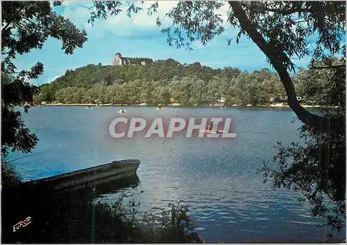 Moderne Karte Dun sur Meuse Pedalos sur le Lac Vert Bateau Pedalo