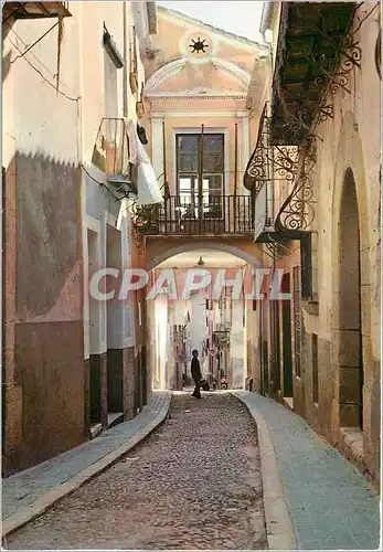 Moderne Karte Villajoyosa (Alicante) Grand Rue