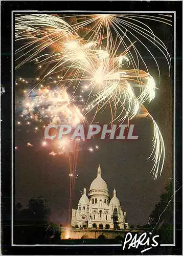 Cartes postales moderne Paris Sacre Coeur