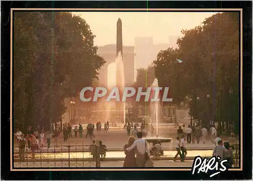 Cartes postales moderne Paris Jardin des Tuileries et les Champs Elysees