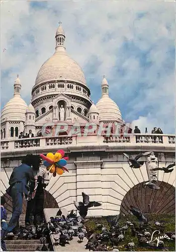 Cartes postales moderne Paris la Basilique du Sacre Coeur de Montmartre